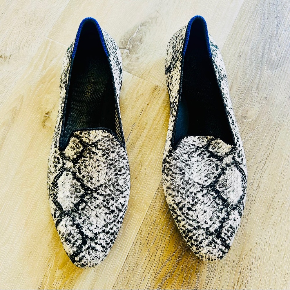 Rothy’s Women's Snakeskin Loafers Size 9.5